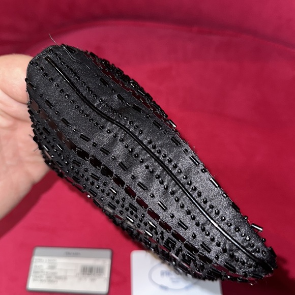 Prada beaded nylon clutch purse - Picture 5 of 13